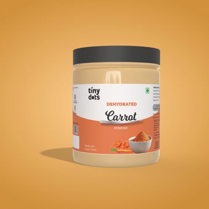 Dehydrated carrot powder